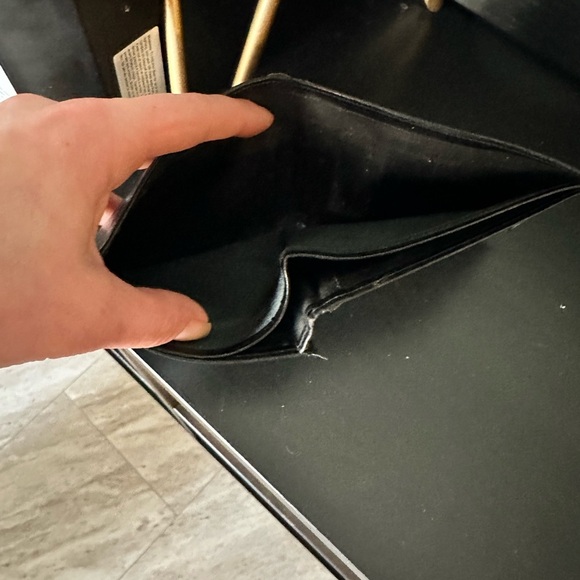 Valentino Black Leather Wallet - Picture 4 of 9